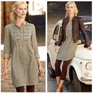 NWOT Peruvian Connection Shirt Dress, Size 2